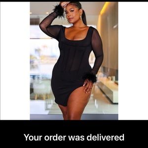 Beautiful mini dress runs small! Posted the size chart